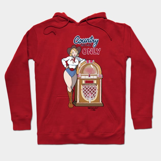 COUNTRY MUSIC ONLY Hoodie by an Outlaw artist...